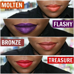 La girl swatches